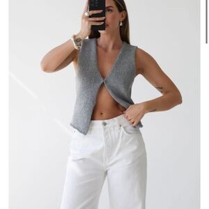 Rumored Grey Vest *NEW WITH TAGS!